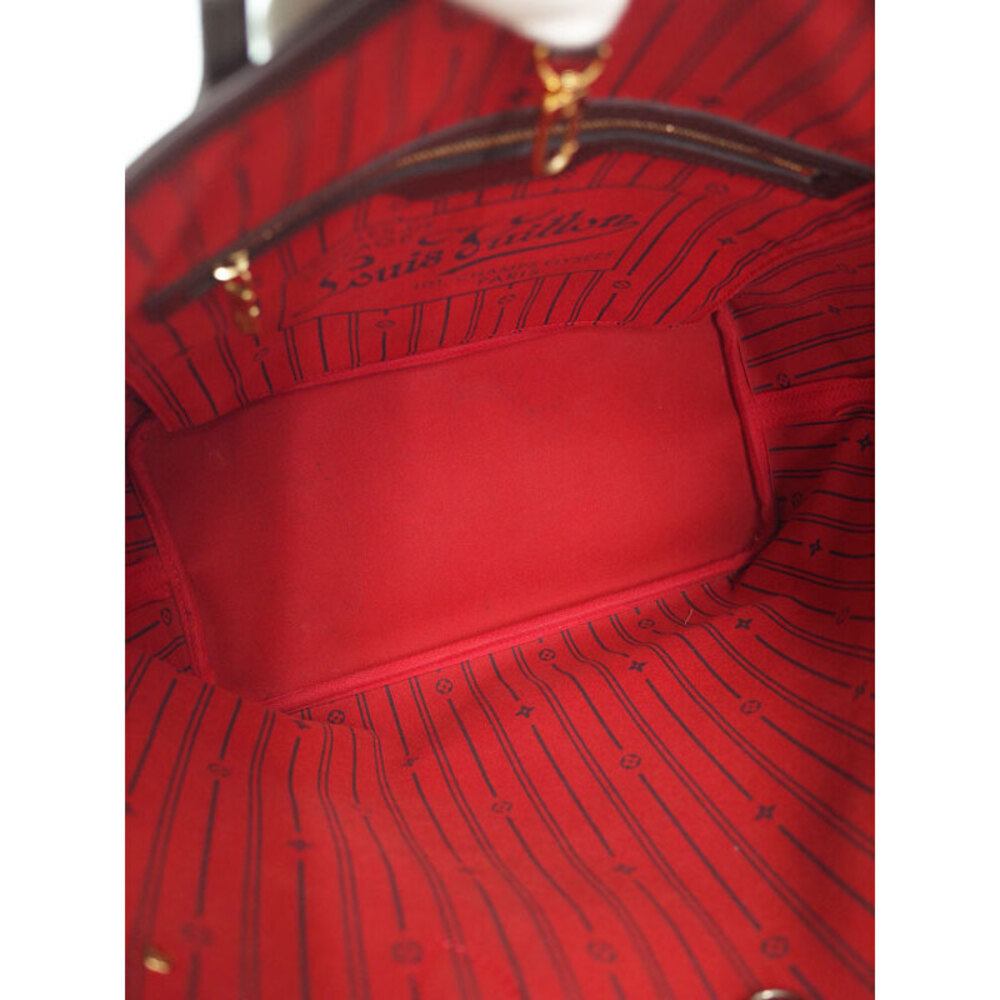 Louis Vuitton Damier Ebene Brown Neverfull Tote Bag - Picture 3 of 8